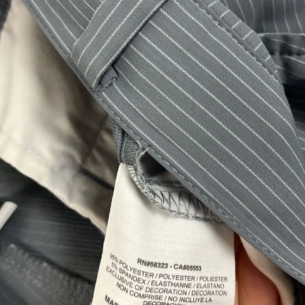 Nike Dri-Fit gray pinstrip chino golf pant